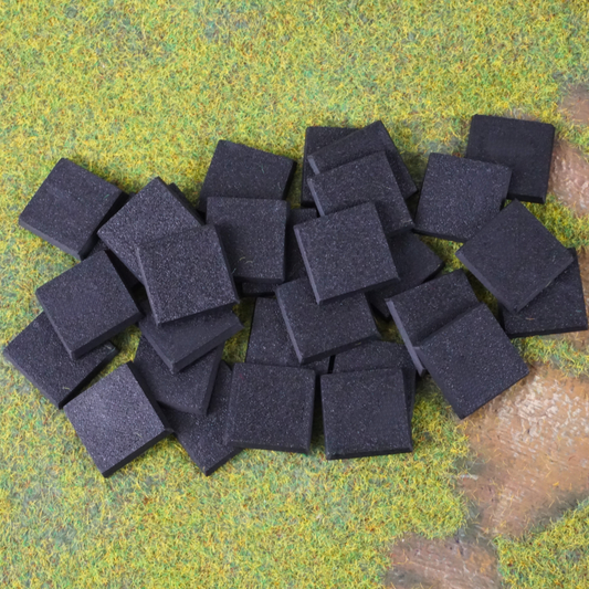 25mm - Peanas cuadradas (20 unidades)